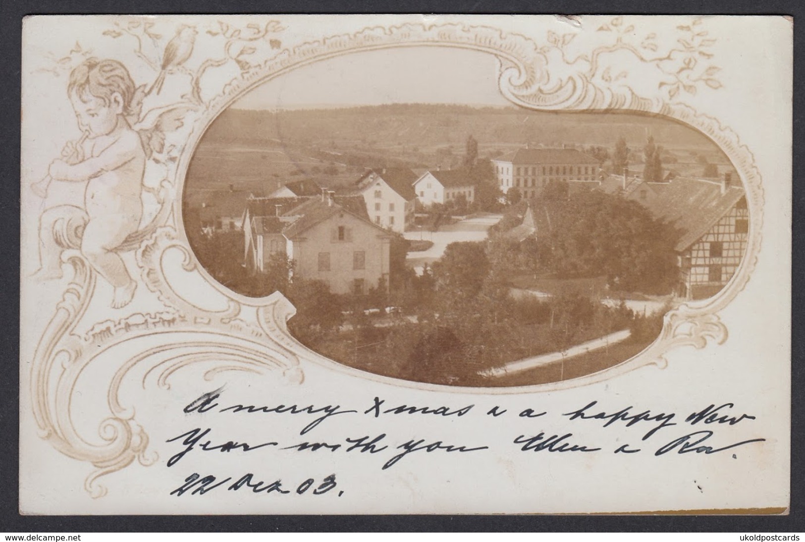 CPA  Suisse, ANDELFINGEN, Carte Photo, 1903 - Andelfingen