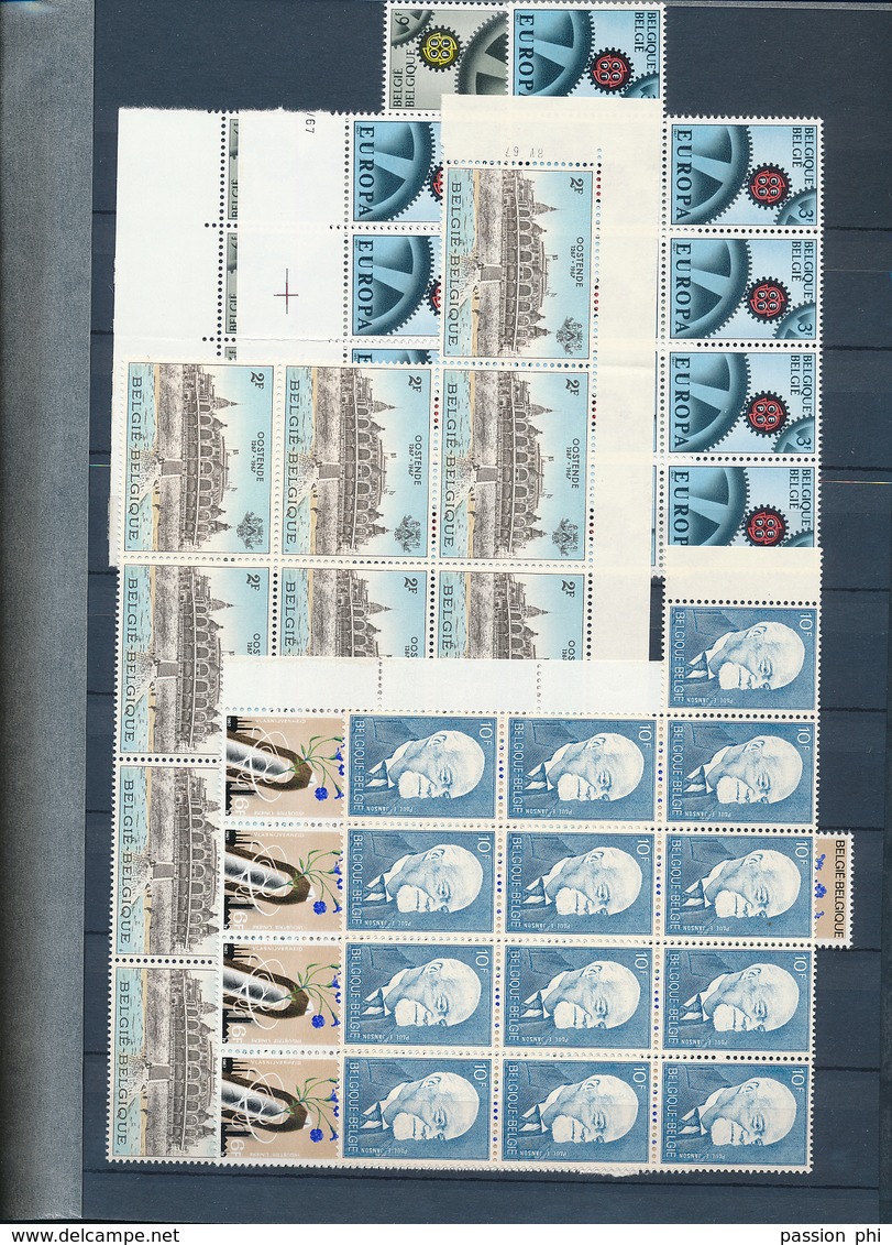 BELGIQUE FACIALE EN CLASSEUR SURTAXE NON COMPTE  56902 FB SOIT 1410 EUROS TIMBRES SANS CHARNIERE POSTFRIS MNH