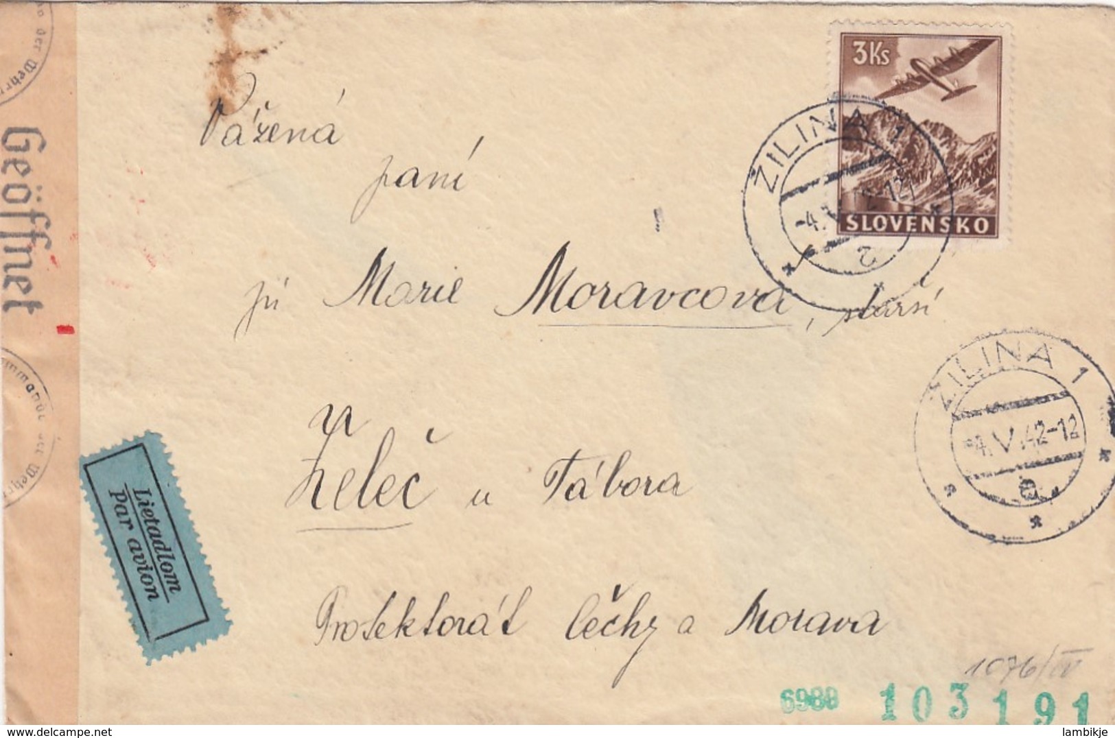 Slovensko Cover 1942 - Slowenien