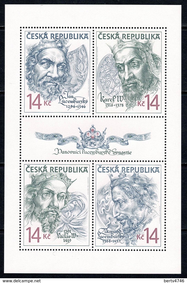 Tsjechië 1996 - Yv. Bl 104/07**, Mi Bl 106/09** MNH - Neufs