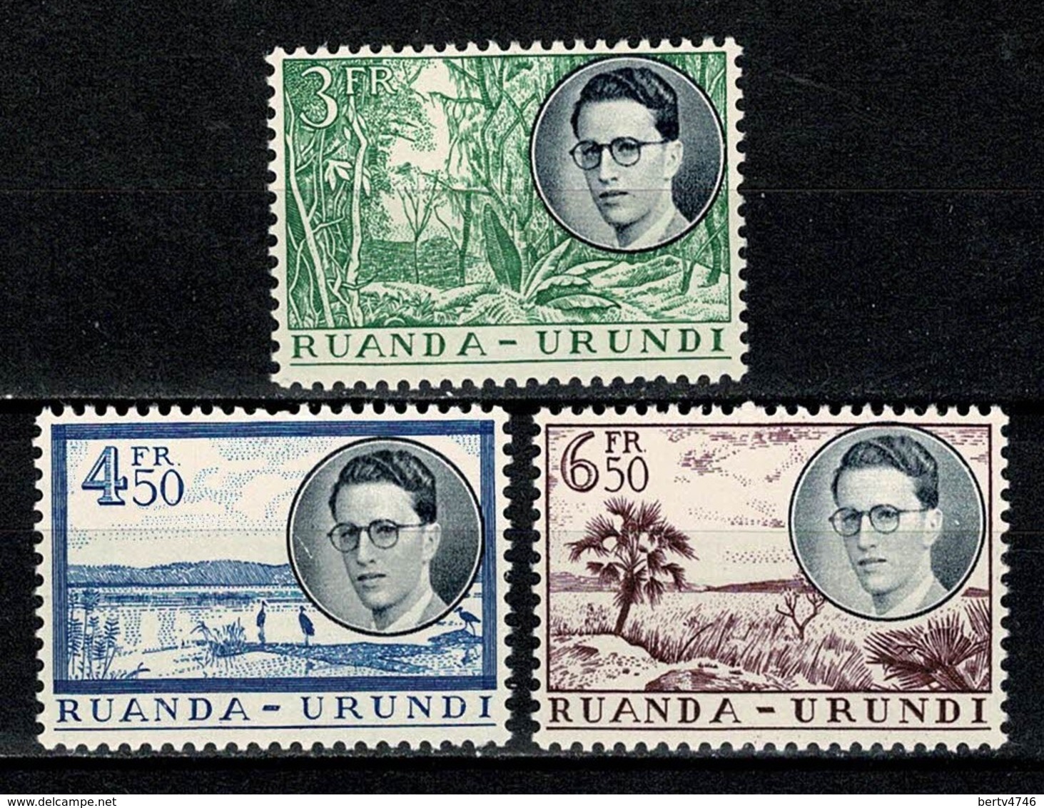 Ruanda Urundi 1955 OBP/COB 197/199** MNH - Neufs