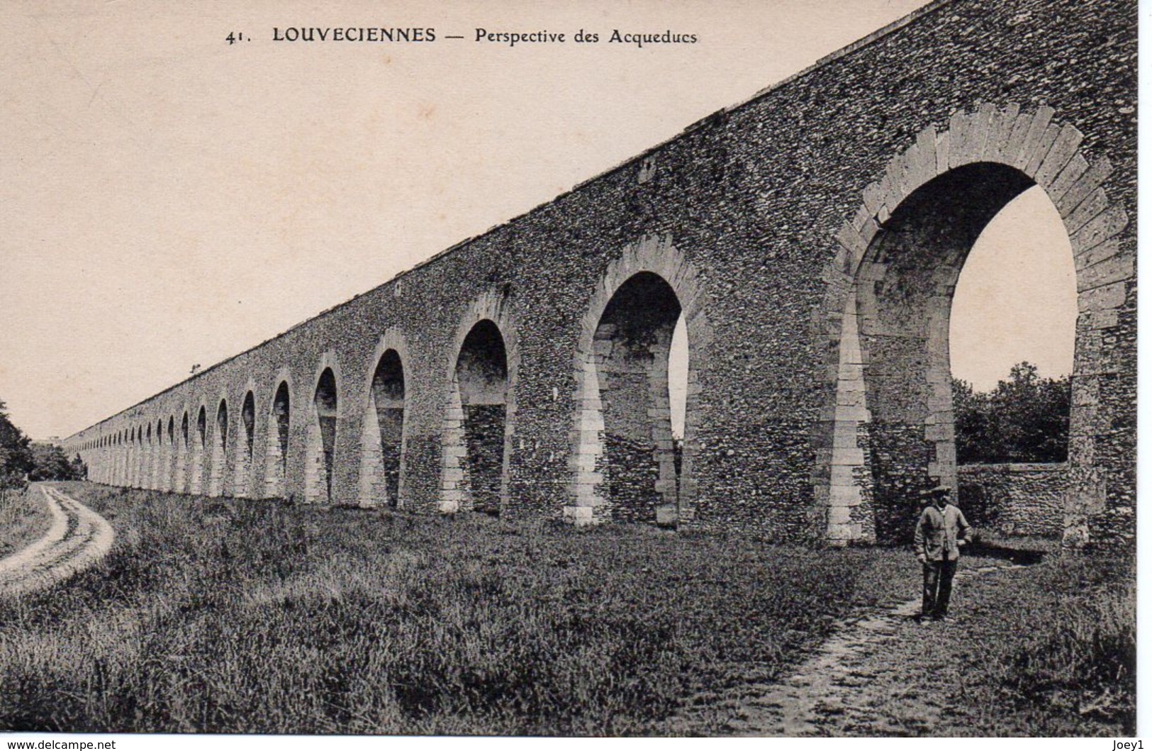 Cpa Louveciennes Perspective Des Acqueducs. - Louveciennes