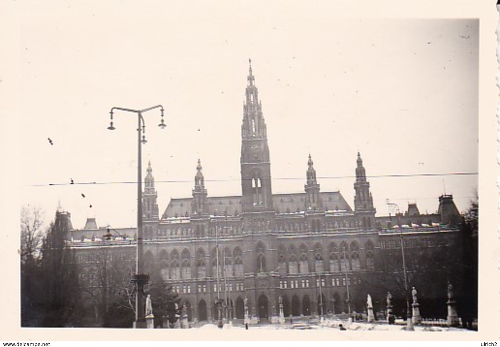 Foto Wien - Ringstraße - Rathaus - Ca. 1940 - 8*5,5cm  (42192) - Orte