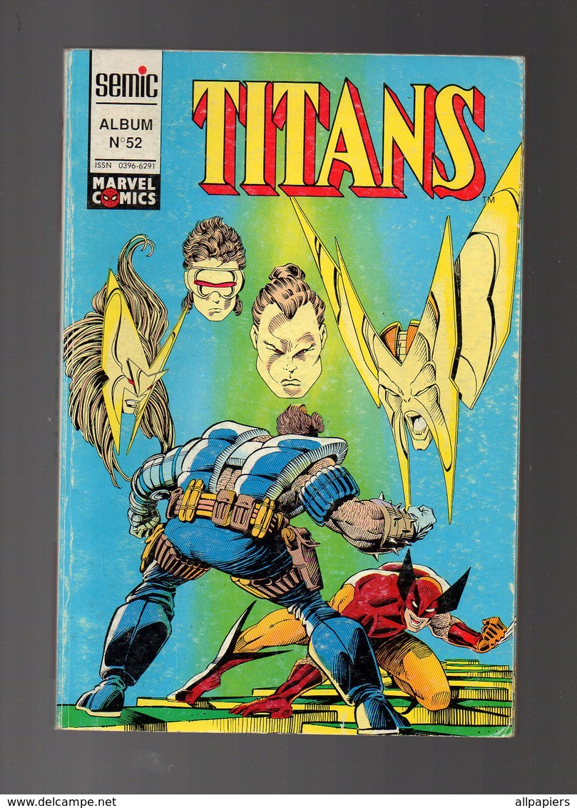 Album Titans N°52 avec Les Numéros 154.155.156 de 1992 - Titans