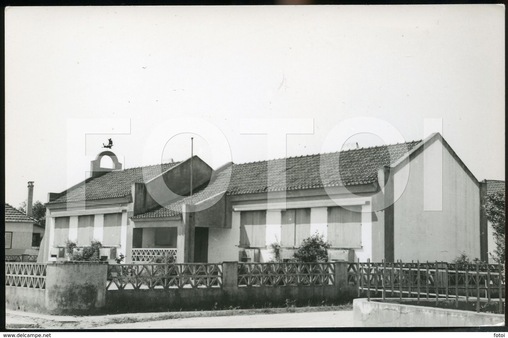 60s REAL PHOTO FOTO POSTCARD ESCOLA PRIMARIA ENTRONCAMENTO SANTAREM PORTUGAL CARTE POSTALE - Santarem