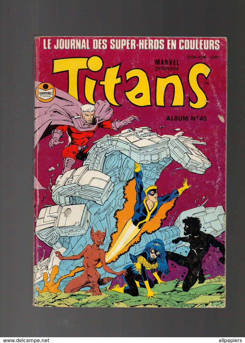 Album N°45 Titans Avec Les Numéros 133.134.135 De 1990 - Titans
