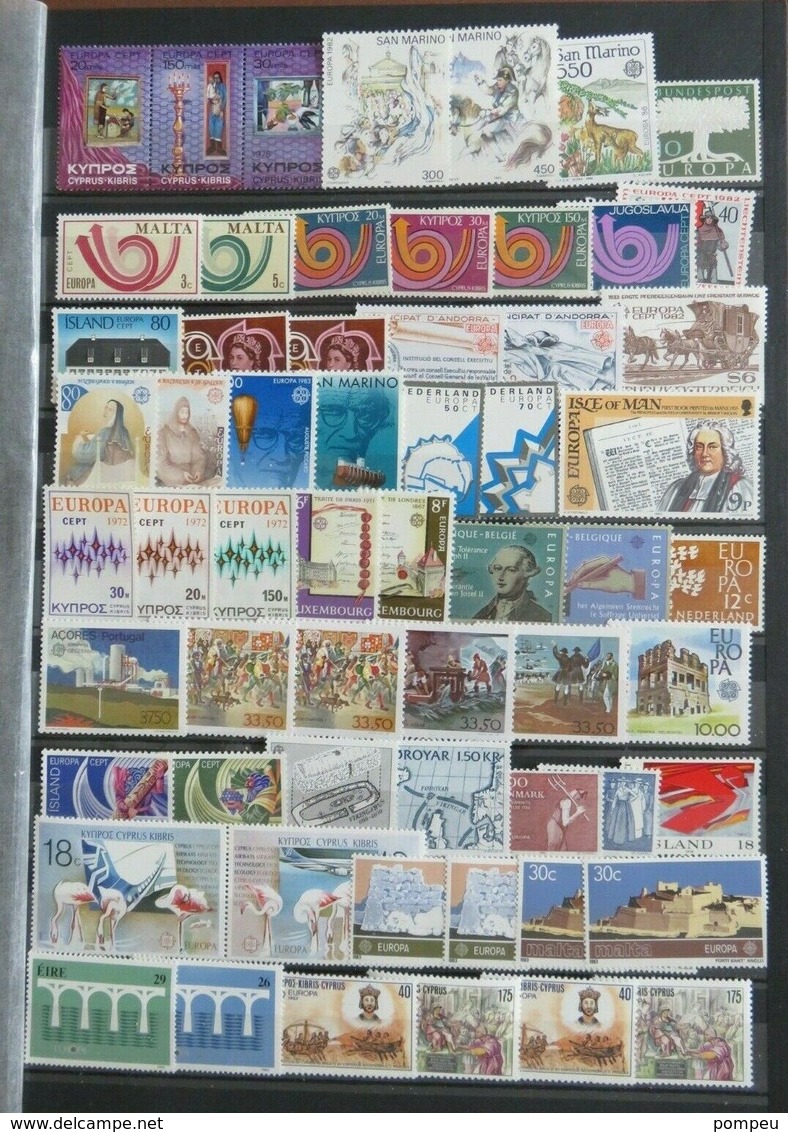 CEPT / Europe, Mint Never Hinged Lot Of Different Countries And Years (103) - Sammlungen