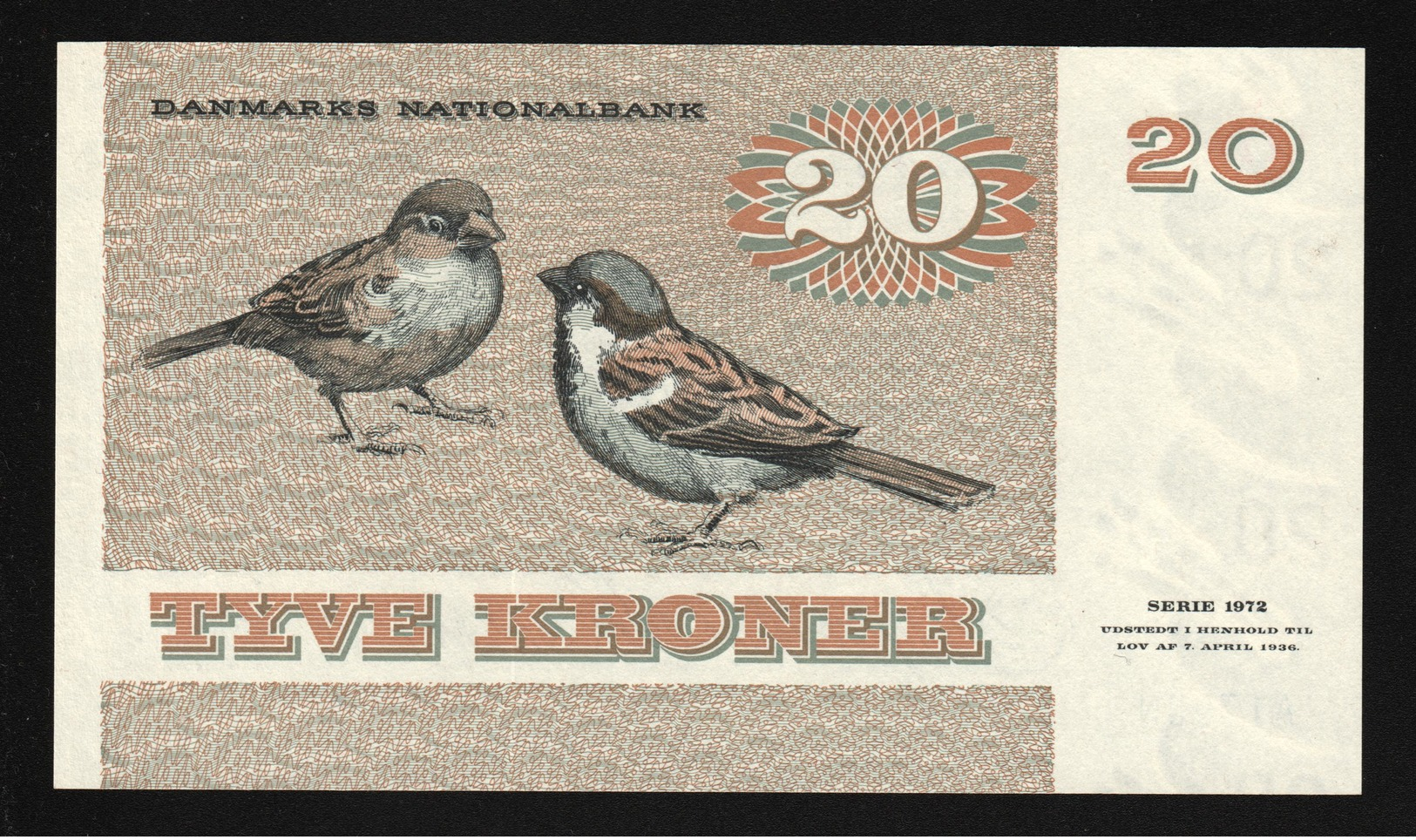 Denmark 20 Kroner 1979 (aUNC) P-49а.2 - Danimarca