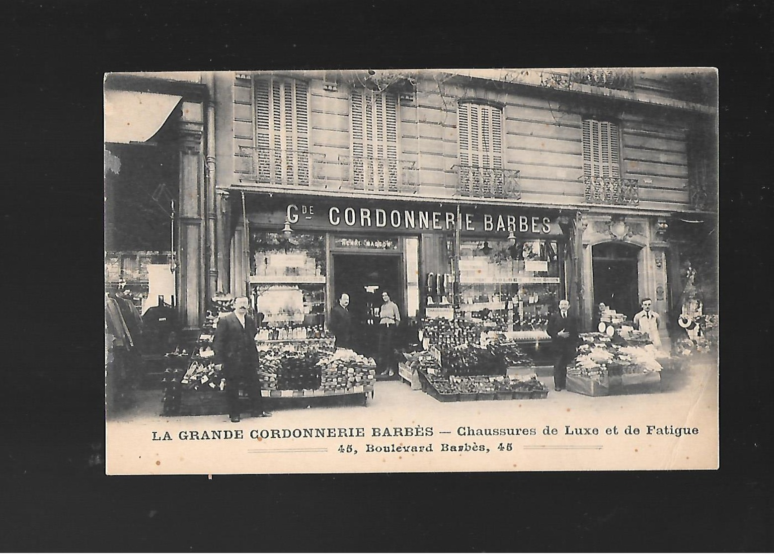 C.P.A. DE LA GRANDE CORDONNERIE BARBES A PARIS 75. - Artesanos De Páris