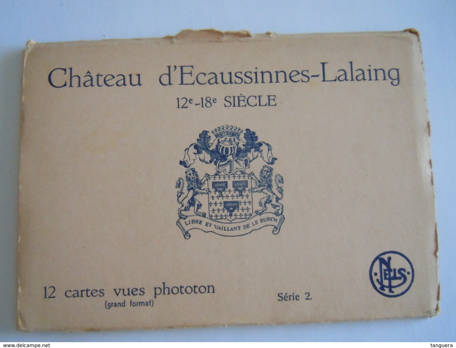 Château D'Ecaussinnes-Lalaing 12 Cartes Vue Phototon Série 2 Nels - Ecaussinnes