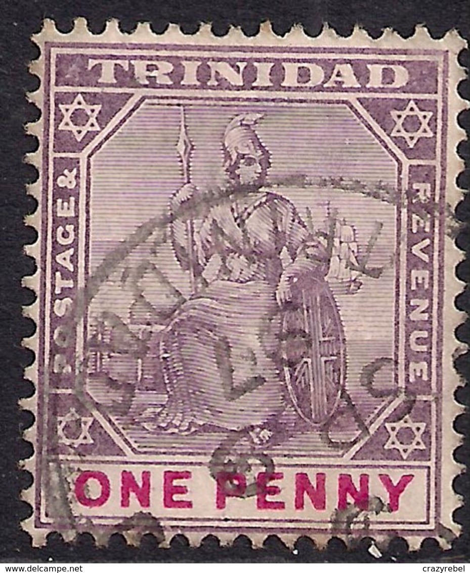 Trinidad 1896 - 06 QV 1d  Dull Purple & Rose SG 115 ( L1327 ) - Trinité & Tobago (...-1961)