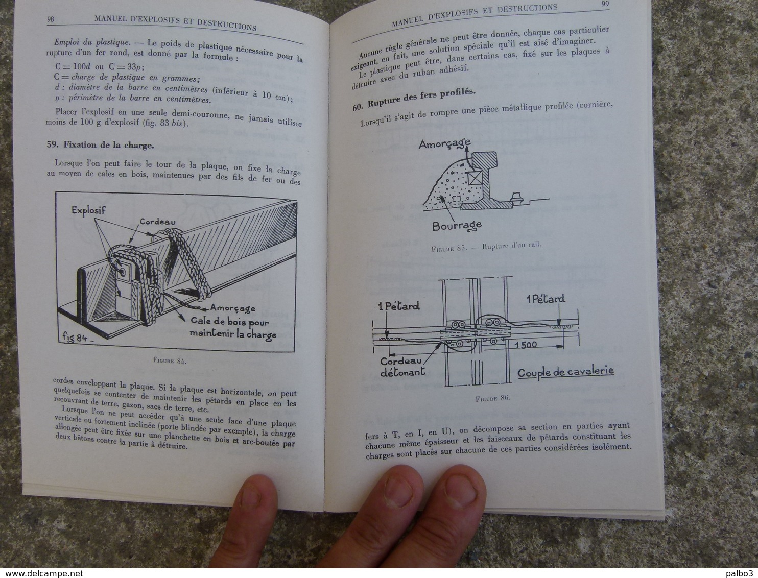 manuel humoristique sur explosifs et destructions indochine edition 1954 genie