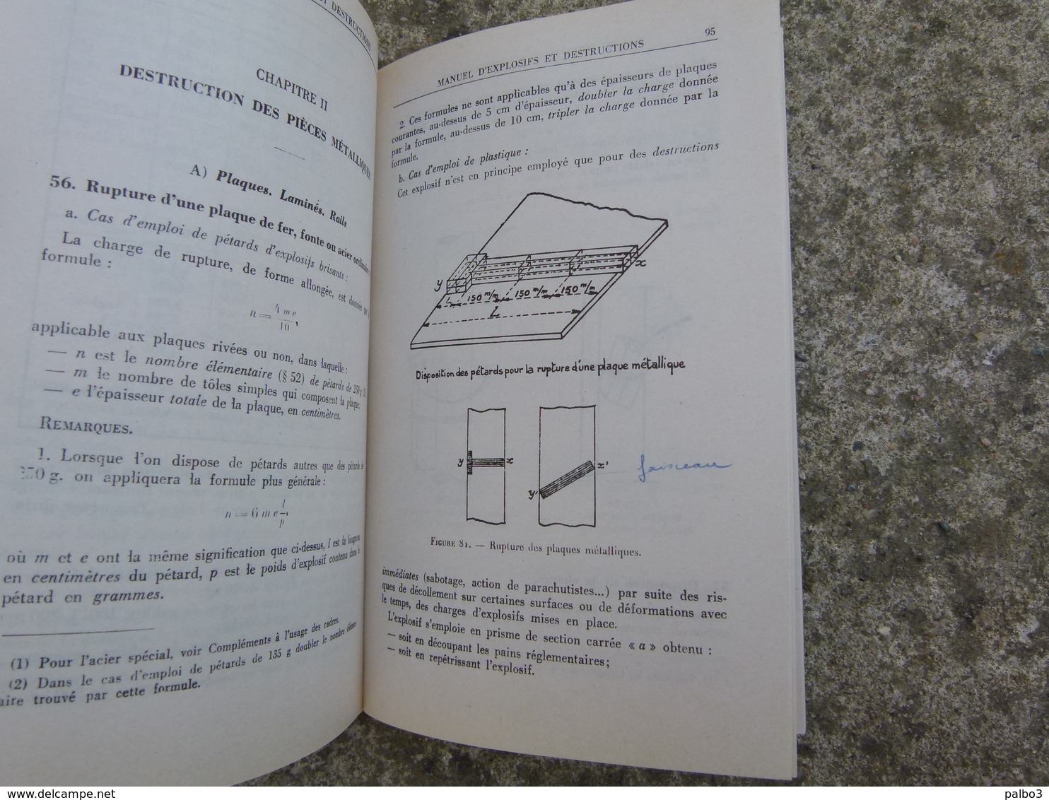 manuel humoristique sur explosifs et destructions indochine edition 1954 genie