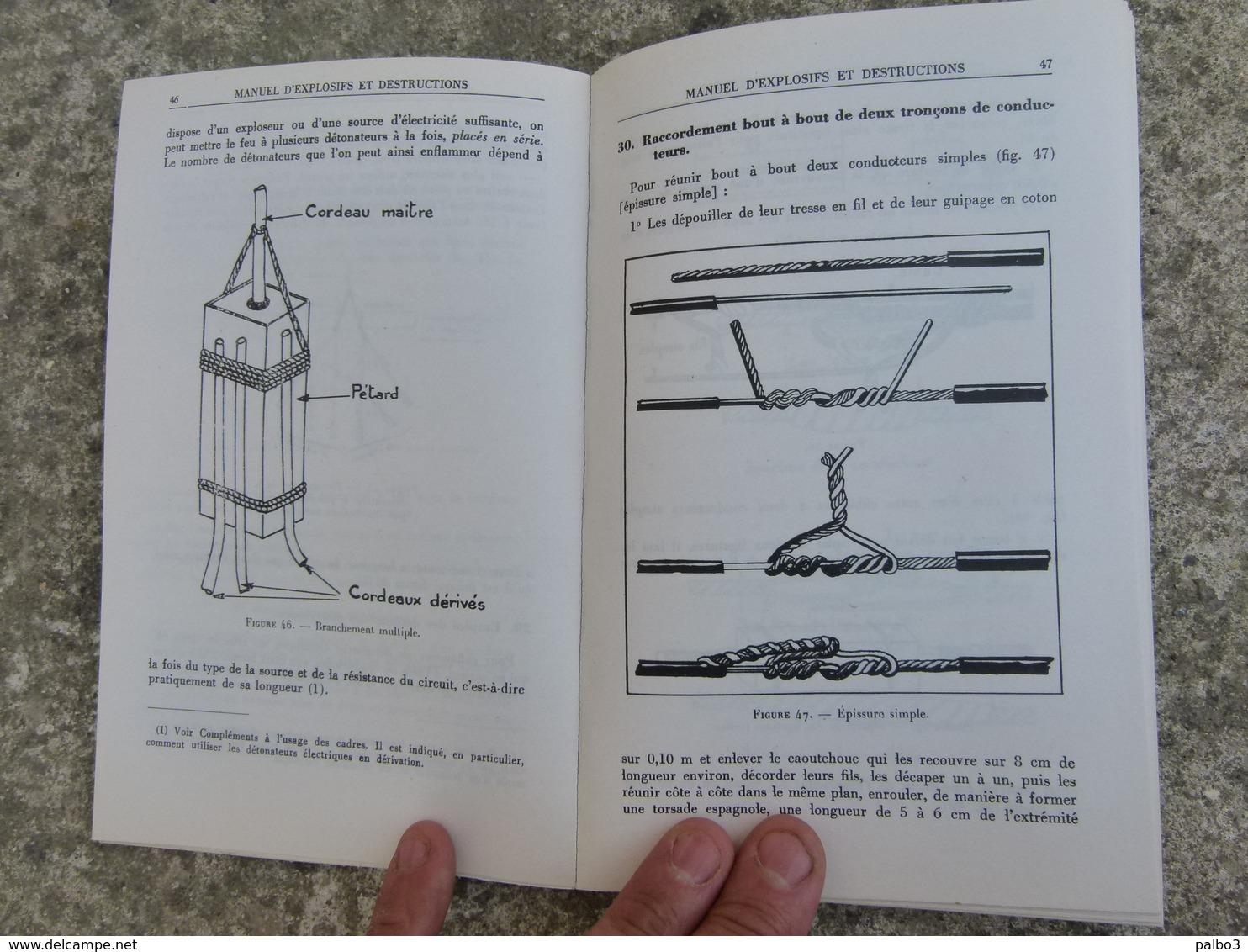 manuel humoristique sur explosifs et destructions indochine edition 1954 genie