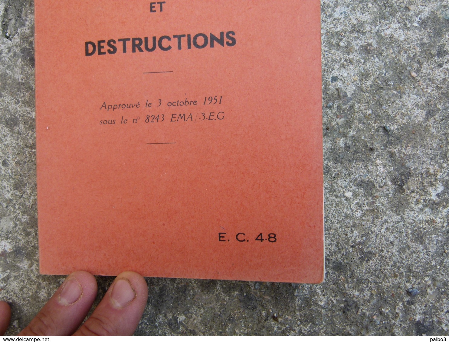 manuel humoristique sur explosifs et destructions indochine edition 1954 genie