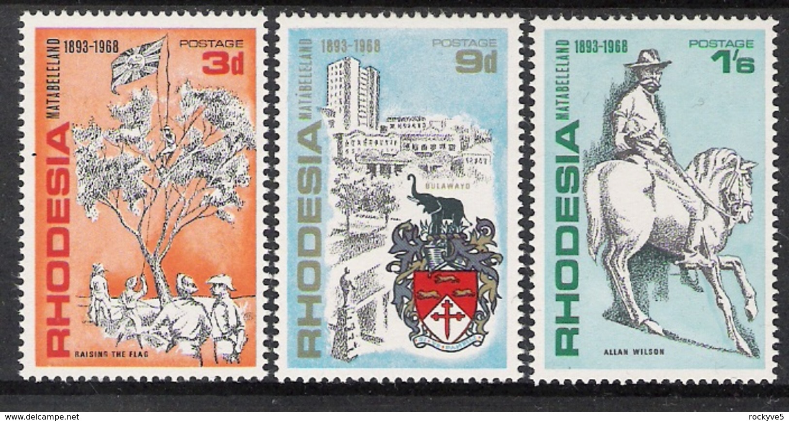 Rhodesia 1968 75th Anniversary Of Matabeleland MNH CV £0.50 - Rhodesia (1964-1980)