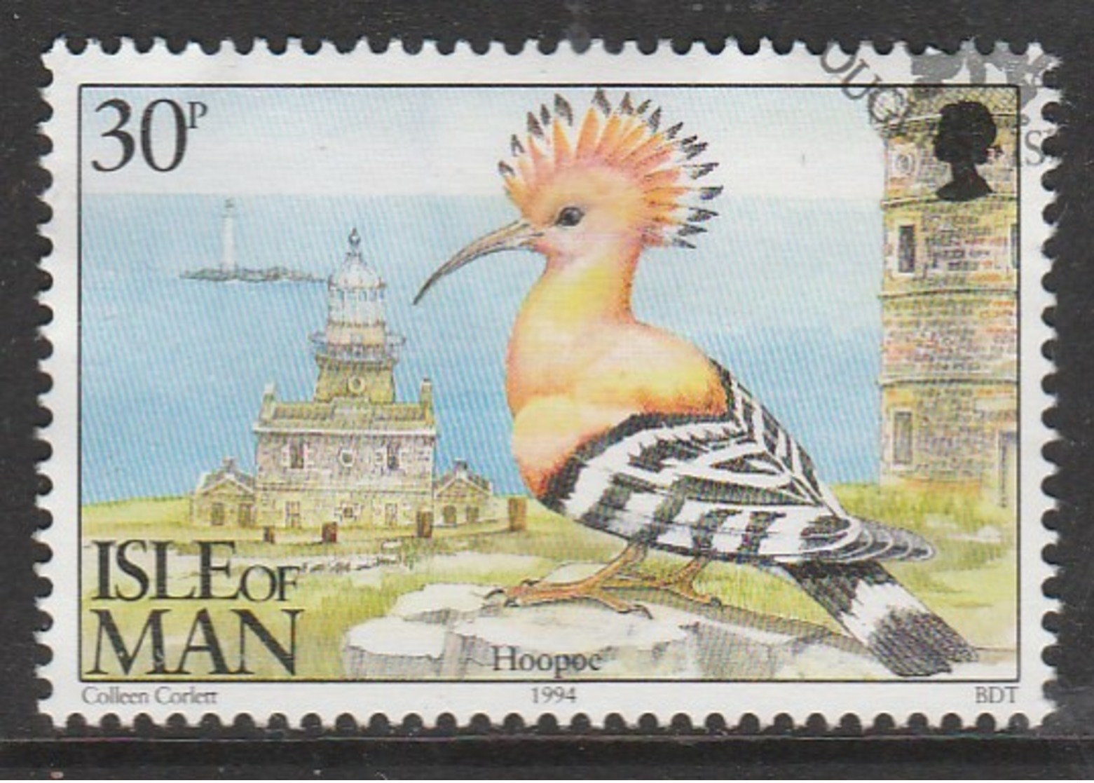 Isle Of Man 1994 Ornithological Observatory Of Calf Of Man 30 P Multicolored SW 565 O Used - Man (Insel)