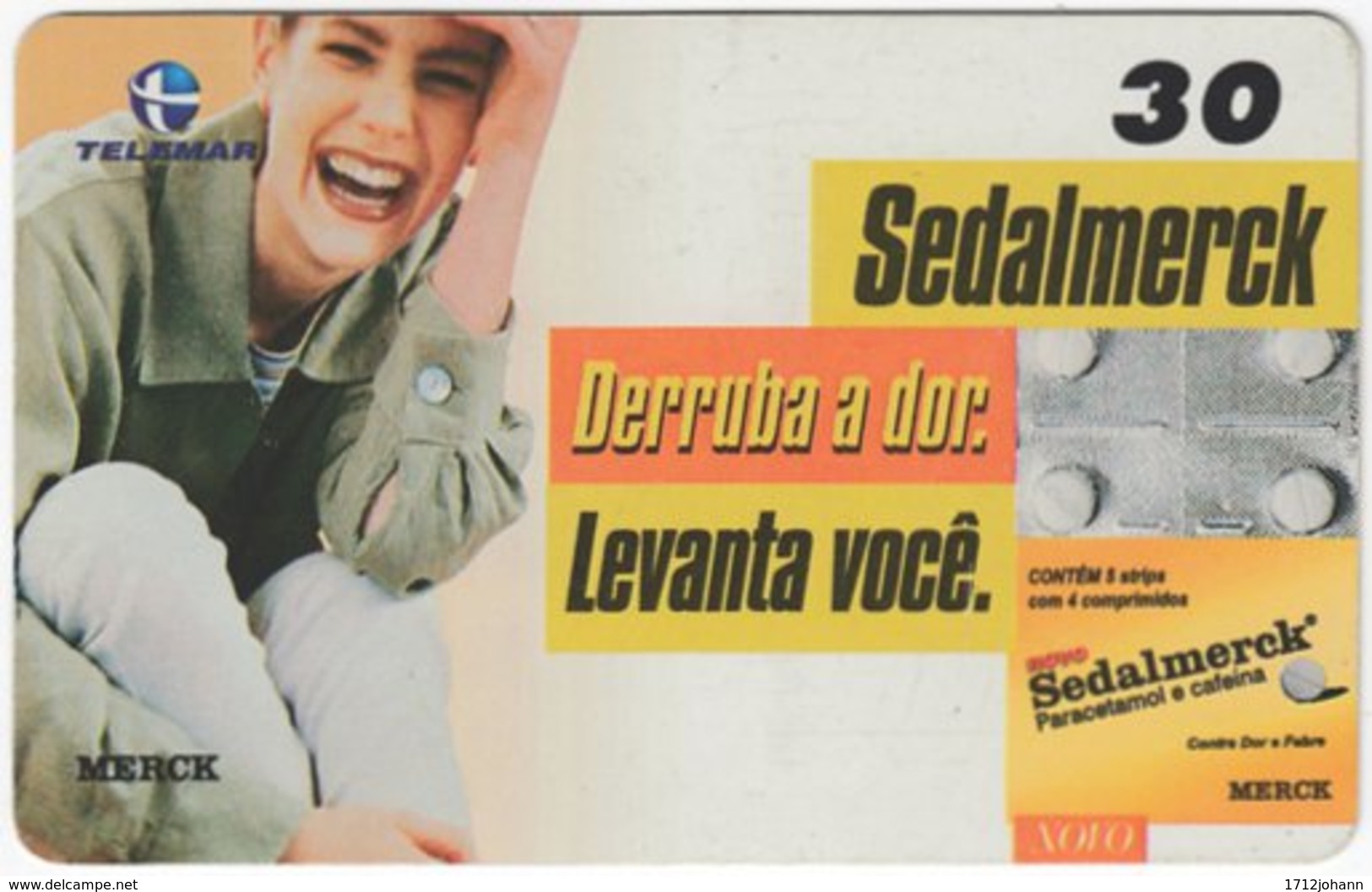 BRASIL I-559 Magnetic Telemar - Advertising, Pharmacy - Used - Brésil