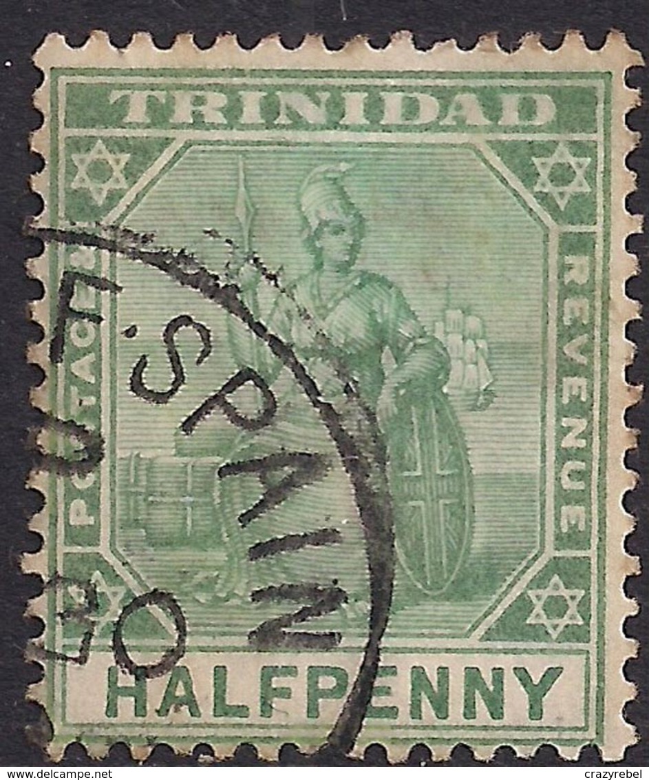 Trinidad 1901 - 06 KEV11 1/2d Grey Green SG 126 ( M1190 ) - Trinidad & Tobago (...-1961)