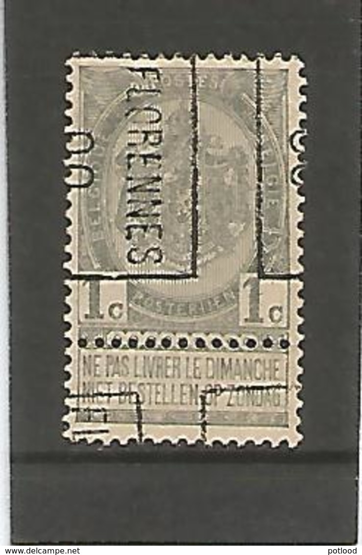 Preo / Voorafgestempeld Florennes 00 - Roulettes 1900-09