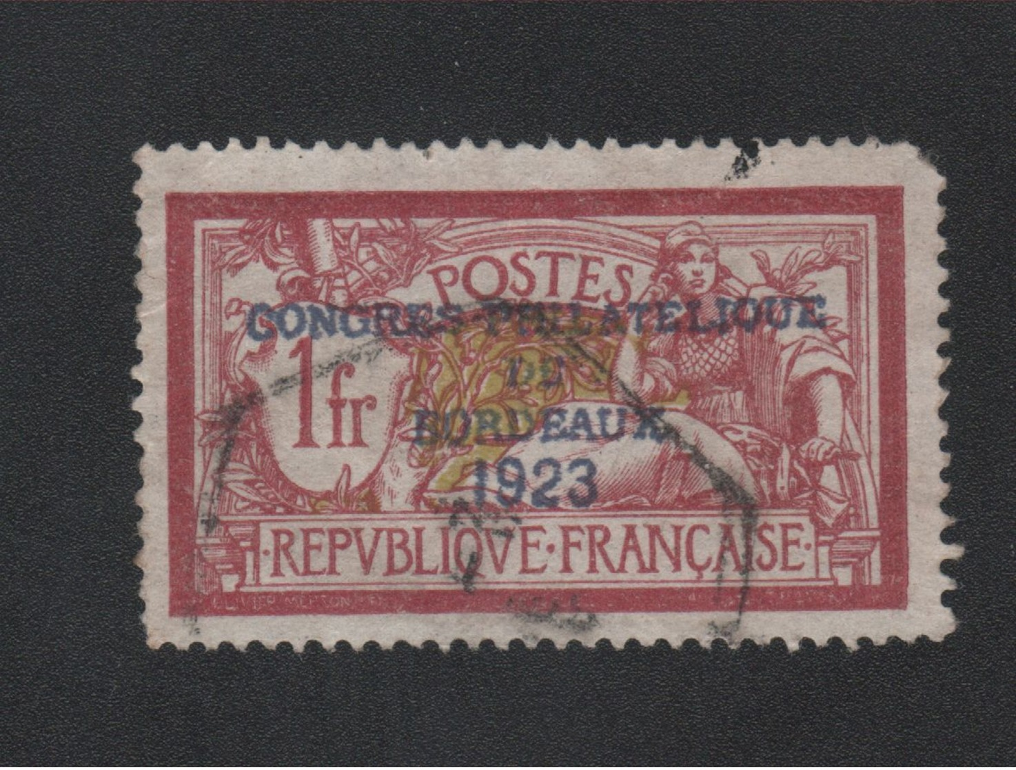 Faux N° 182 "Congrè Philatélique De Bordeaux" 1 F Merson Oblitéré 2eme Choix - Used Stamps