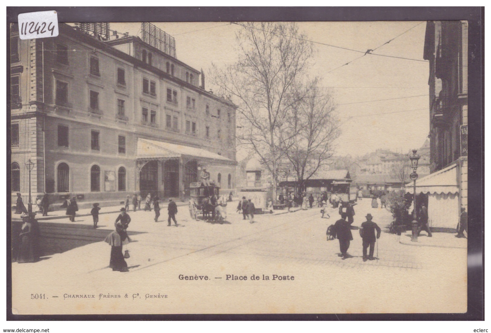 GENEVE - PLACE DE LA POSTE - TB - Genève