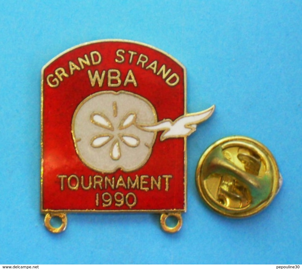 1 PIN'S  //   ** GRAND STRAND / WBA / TOURNAMENT // 1990 ** - Boxe