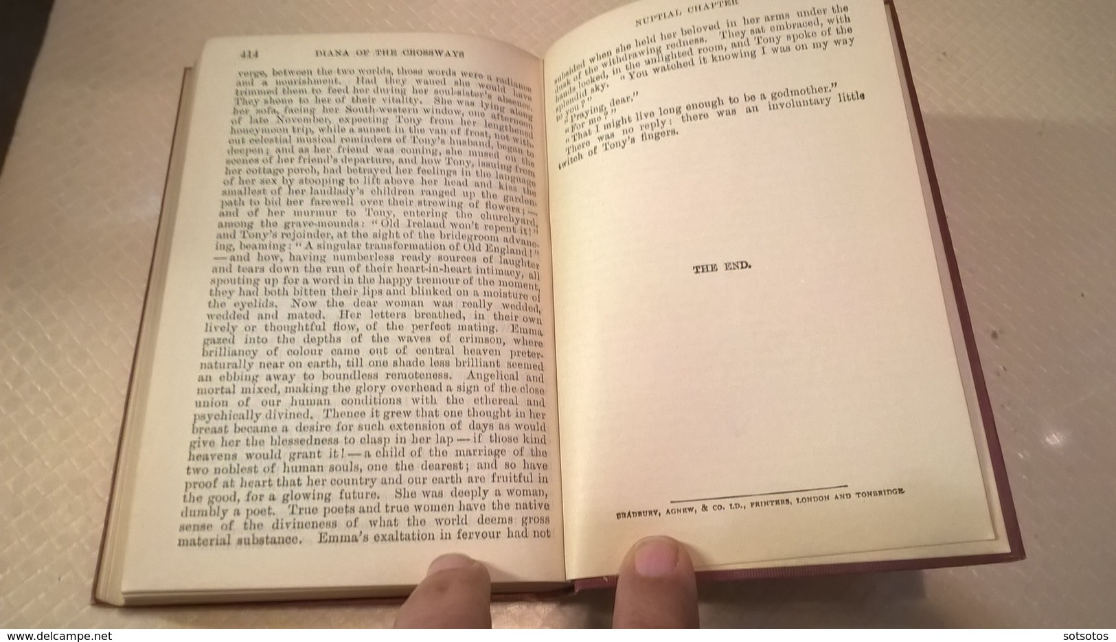 DIANA of the CROSSWAYS: a Novel by George MEREDITH - Ed. Archibald CONSTABLE, LONDON 1909 - Hardbound, 416 pgs