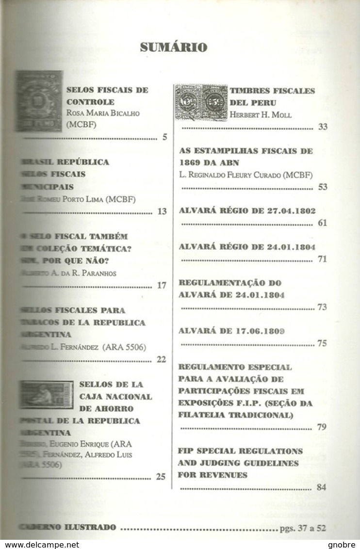 MOSAICO - Revista Brazil (a Brazilian Magazine Of Philately) - Revenue -Year VIII - Number 24A - December 1998 (GN 0285) - Sonstige & Ohne Zuordnung