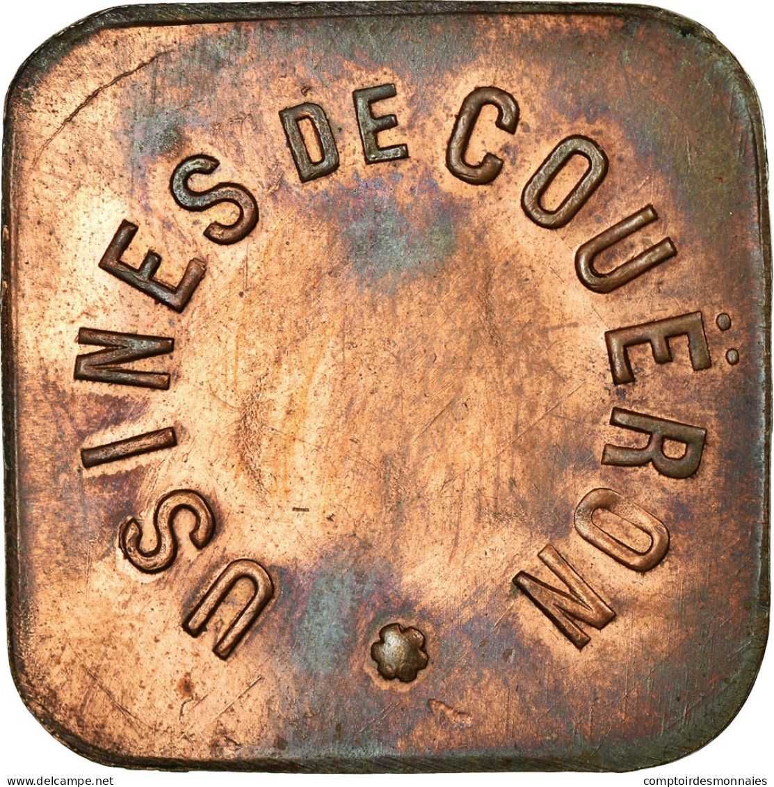 Monnaie, France, Usine De Couëron, Couëron, 25 Centimes, TTB, Cuivre - Monétaires / De Nécessité