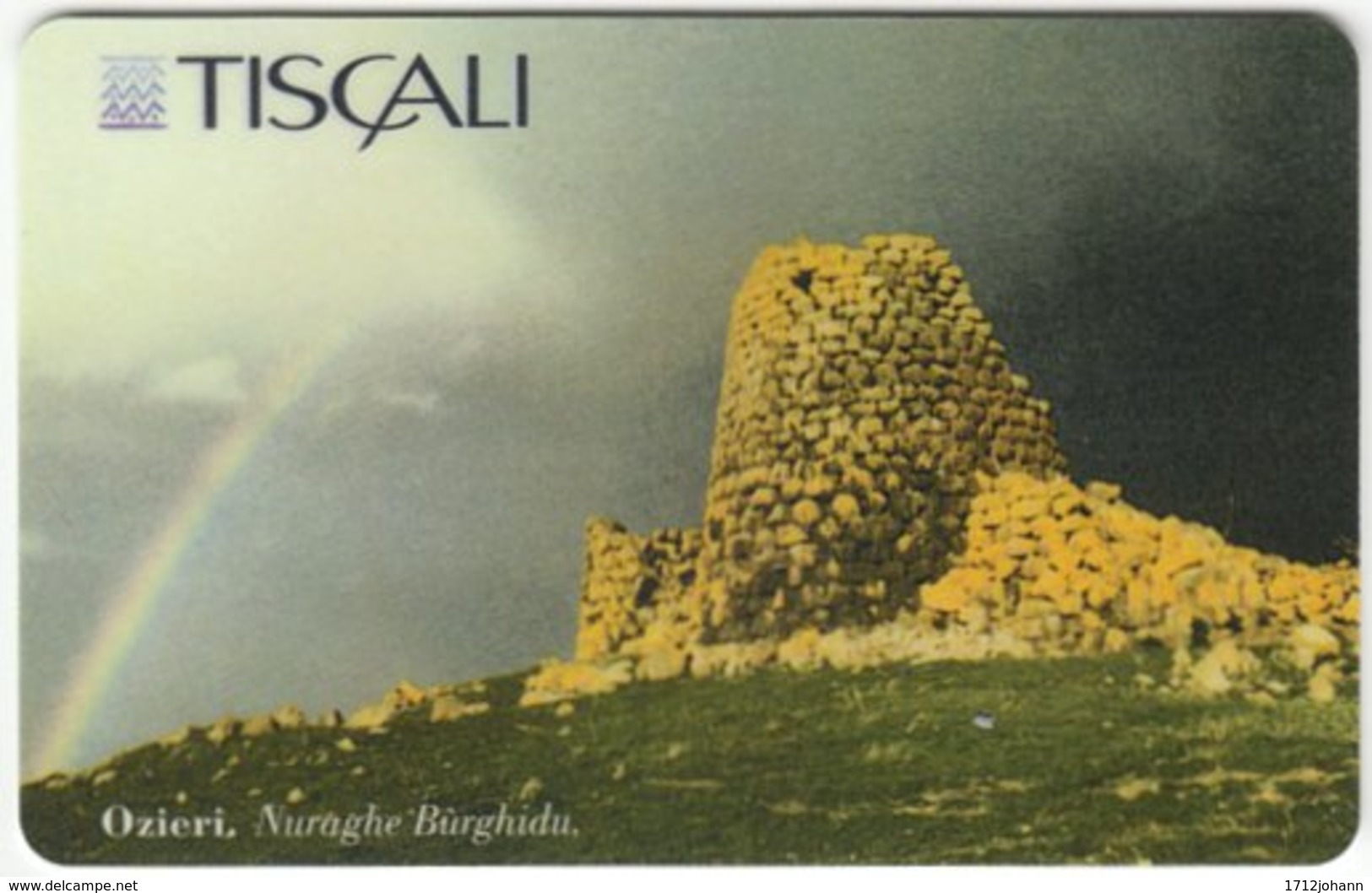 ITALY G-609 Prepaid Tiscali - Culture, Ruins - MINT - [2] Handy-, Prepaid- Und Aufladkarten