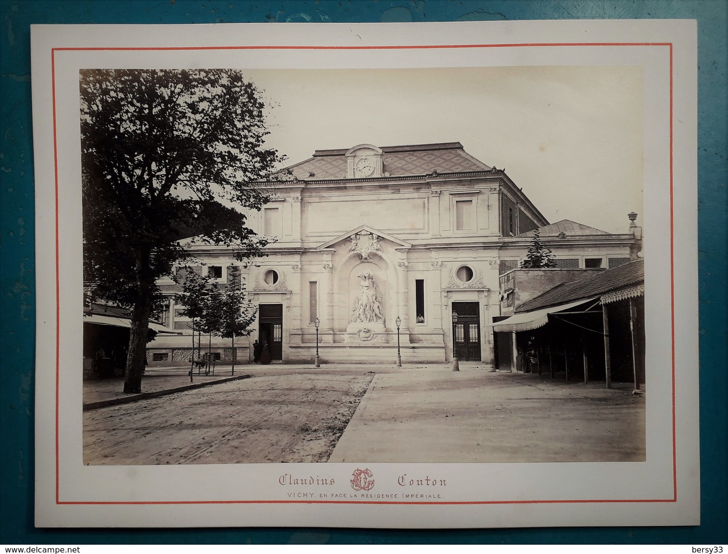 VICHY - ETABLISSEMENT A SITUER  - Photographie Ancienne Albuminée De Claudius Couton - Anciennes (Av. 1900)