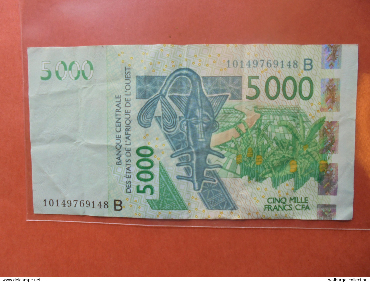 AFRIQUE De L'OUEST 5000 FRANCS 2003 CIRCULER - États D'Afrique De L'Ouest