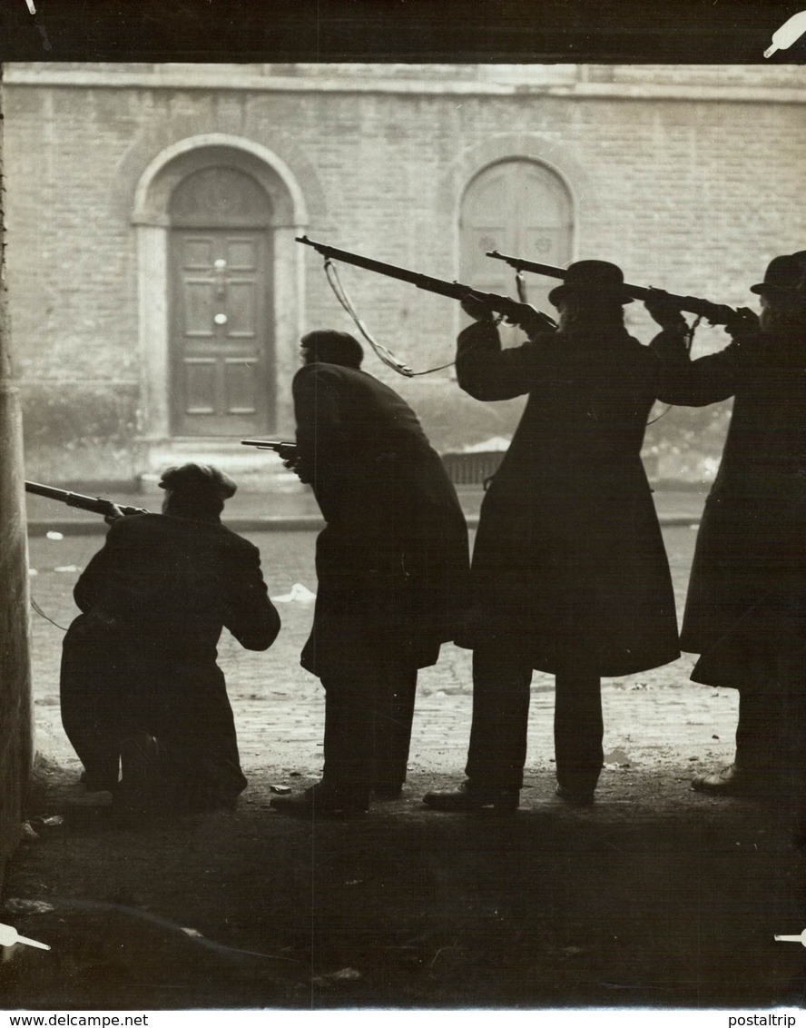 Houndsditch Murders LONDON POLICE Siege Of Sidney Street Battle Of Stepney  21*17 CM Fonds Victor FORBIN 1864-1947 - Lugares