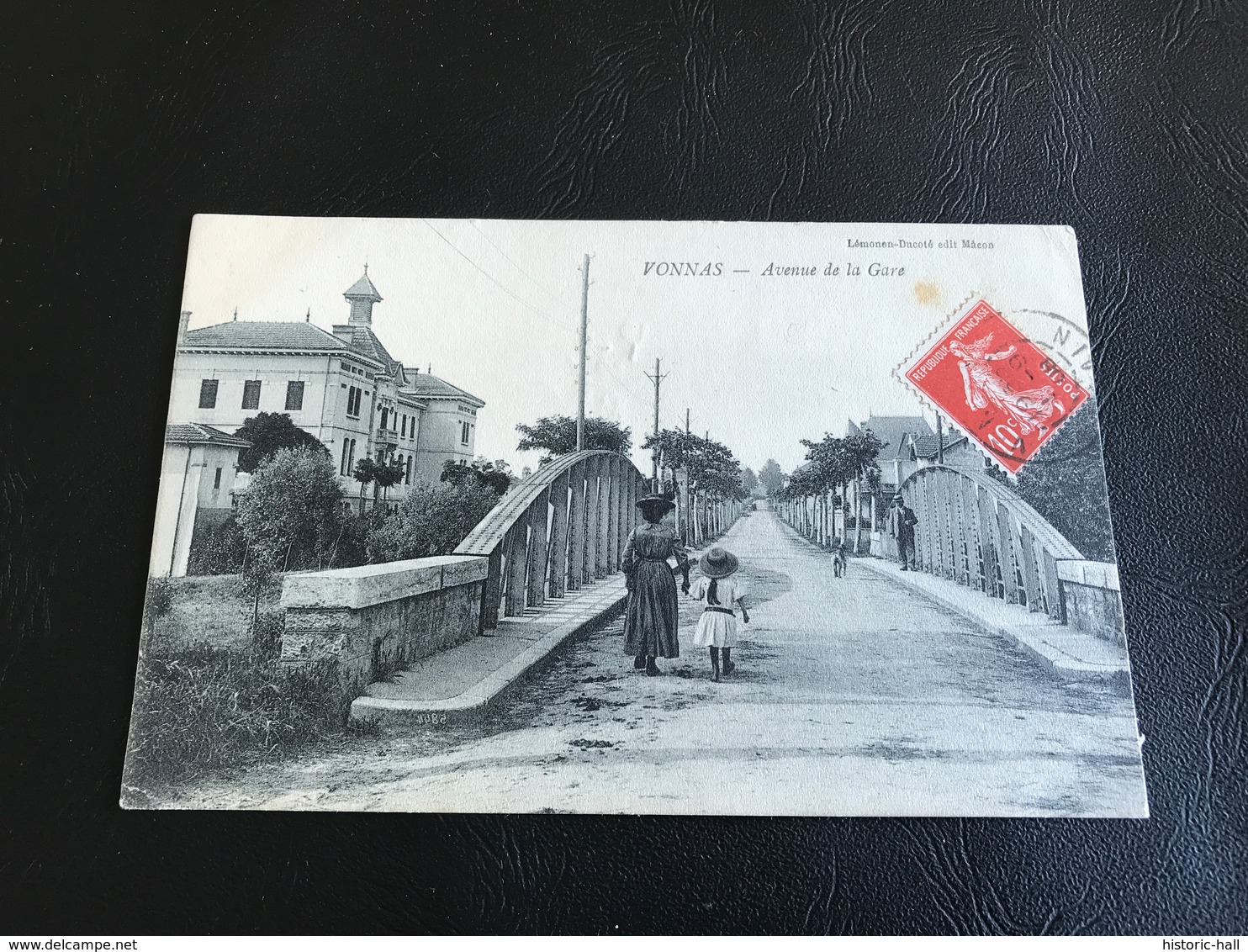 VONNAS Avenue De La Gare - 1908 Timbrée - Non Classés