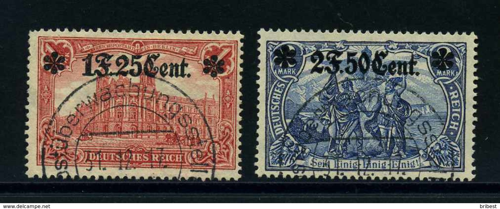 ETAPPE WEST 1916 Nr 11-12 Gestempelt (113807) - Besetzungen 1914-18