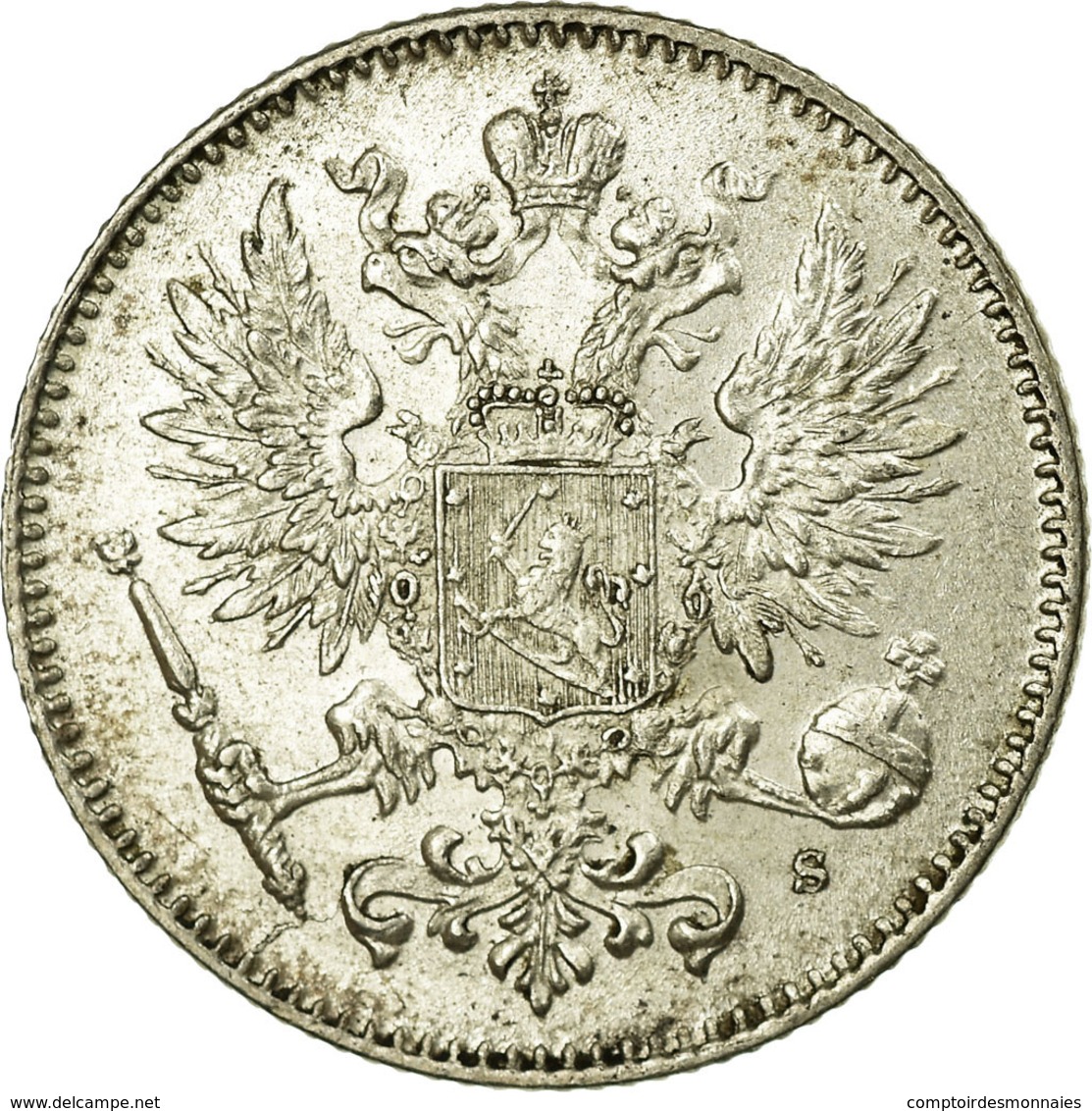 Monnaie, Finlande, Nicholas II, 50 Penniä, 1915, SUP+, Argent, KM:2.2 - Finlandia