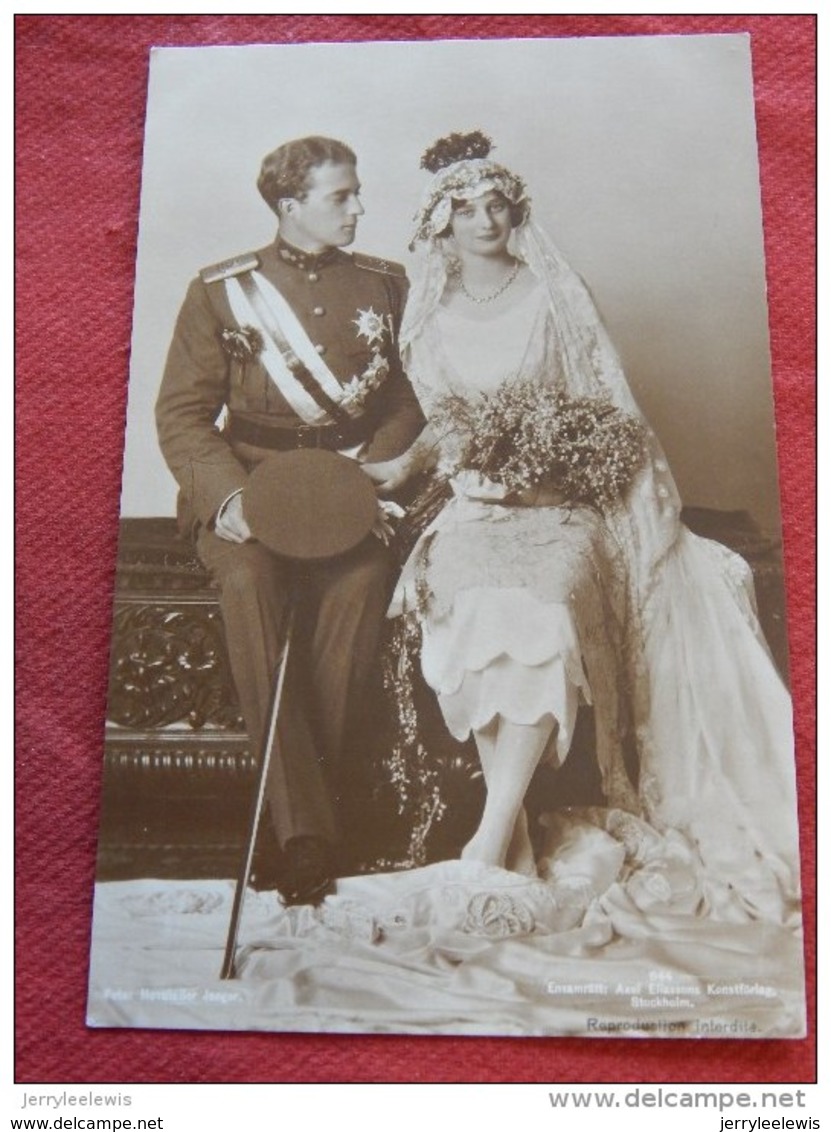 Mariage De La Reine Astrid  Et Le Roi Léopold III  En Suède - Familles Royales