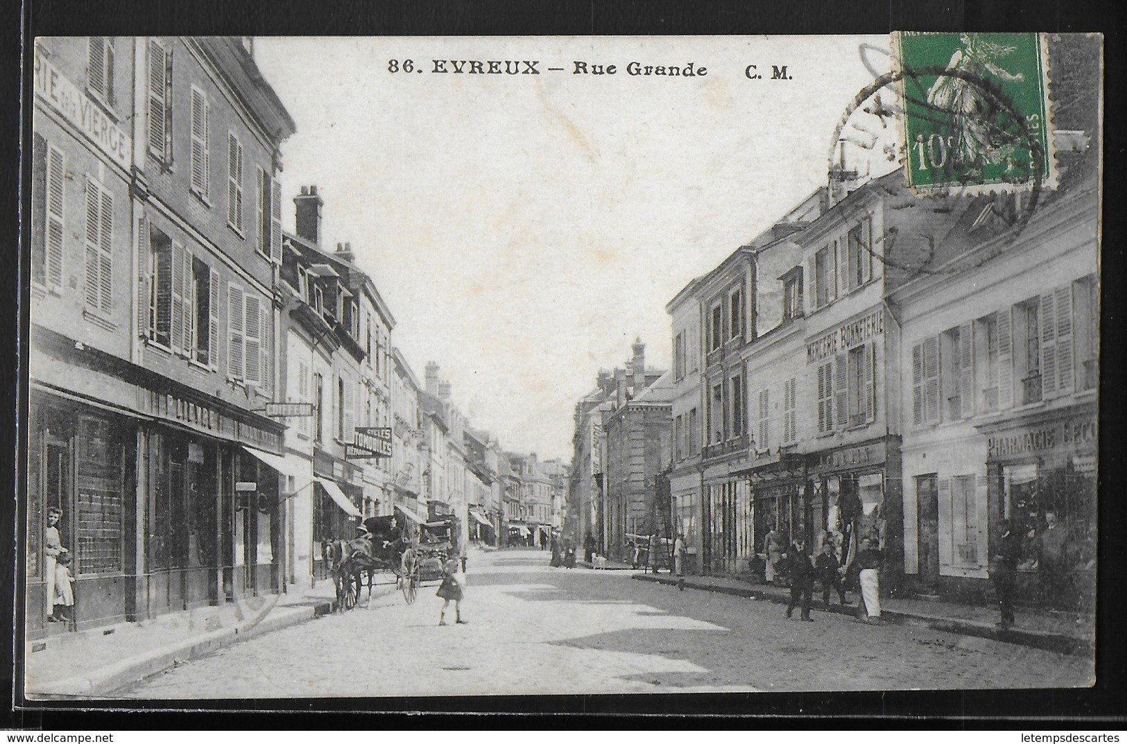 CPA 27 - Evreux, Rue Grande - CM - Evreux