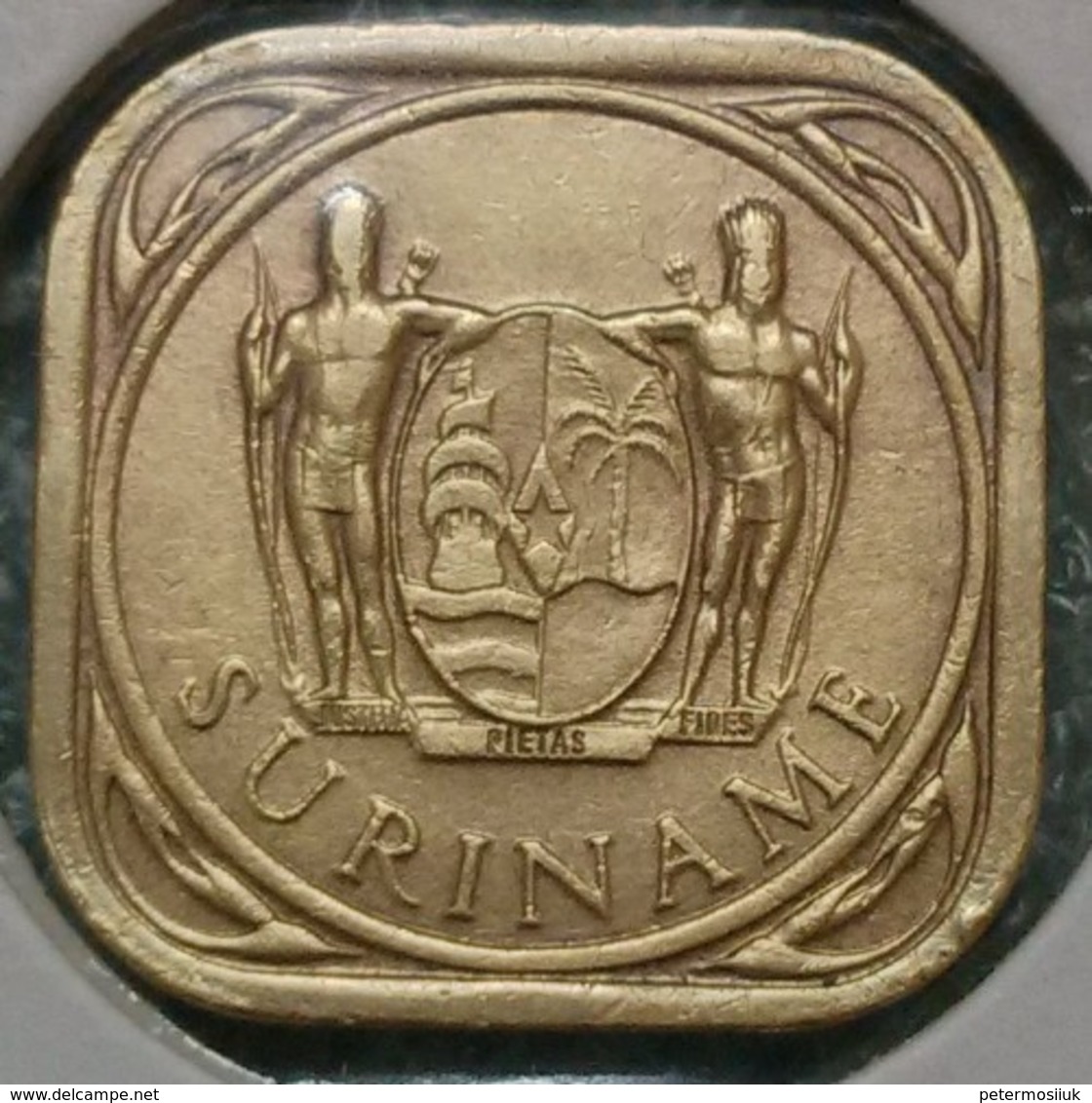 Suriname 5 Cents, 1972 -4268 - Suriname 1975 - ...