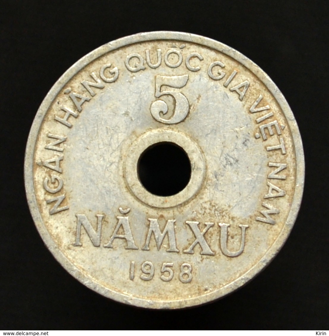 Vietnam, North 5 Xu 1958, Asia Coin. Km7 - Viêt-Nam