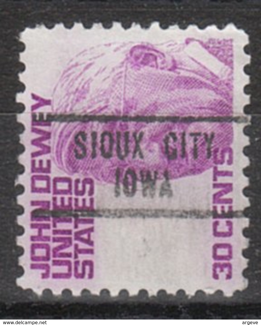 USA Precancel Vorausentwertung Preo, Locals Iowa, Sioux City 734 - Precancels