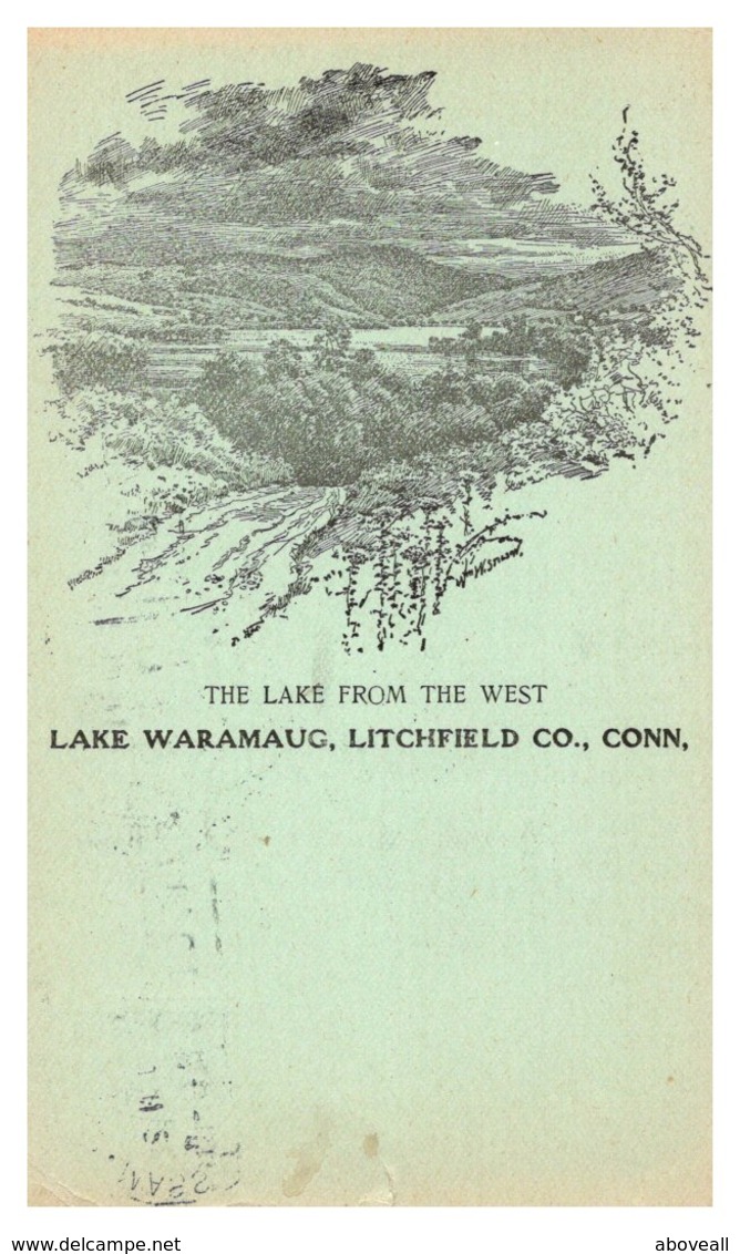 Connecticut Litchfield Lake Waramaug , The Lake From The West , PMC - Autres & Non Classés