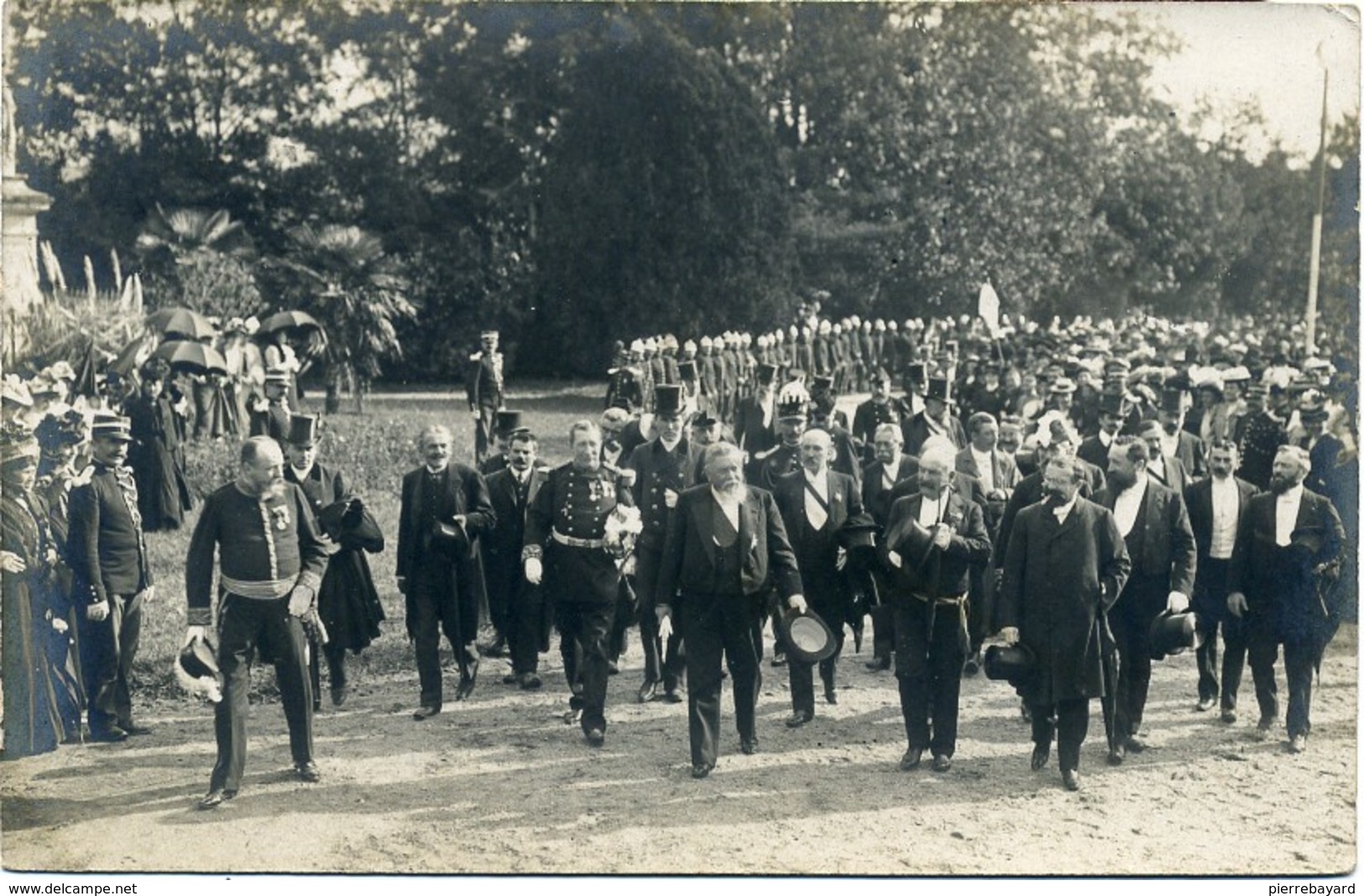 Carte Photo, Visite De Félix Faure. Carte Expédié De Villeneuve Sur Lot. - Personaggi