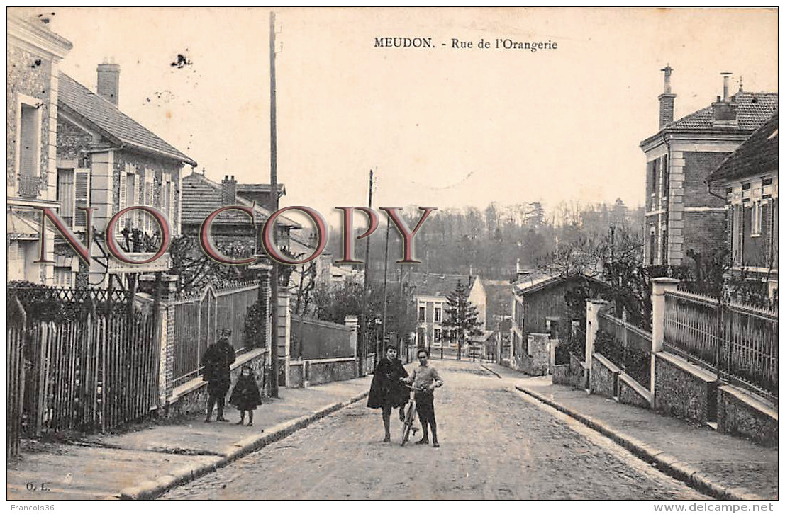 92 - Meudon - Rue De L'Orangerie - Meudon