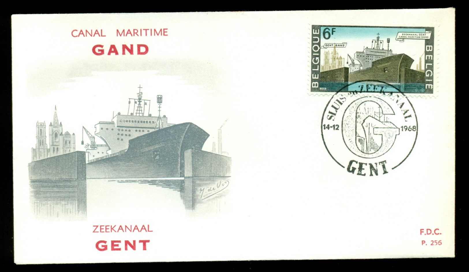 FDC 1479 Sluis Op Zeekanaal. GENT 14-12-1968. - 1961-1970