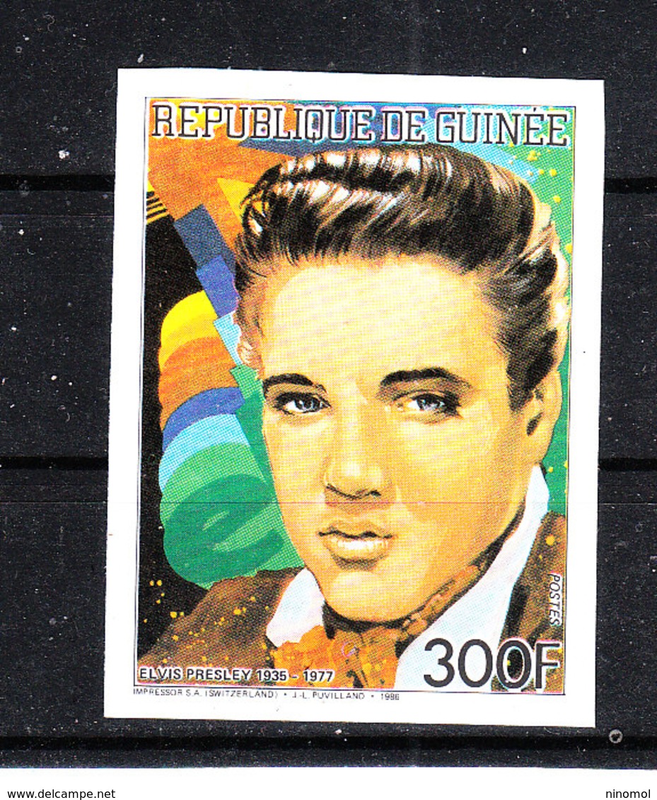 Guinea  - 1986. Elvis Presley. Imperf. MNH - Musica