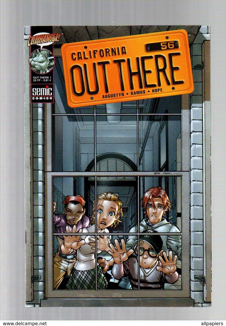 Comics Out There N°1 Avec Out There 1 Et 2 - Poster Central Par Carlos Meglia De 2001 - Lug & Semic