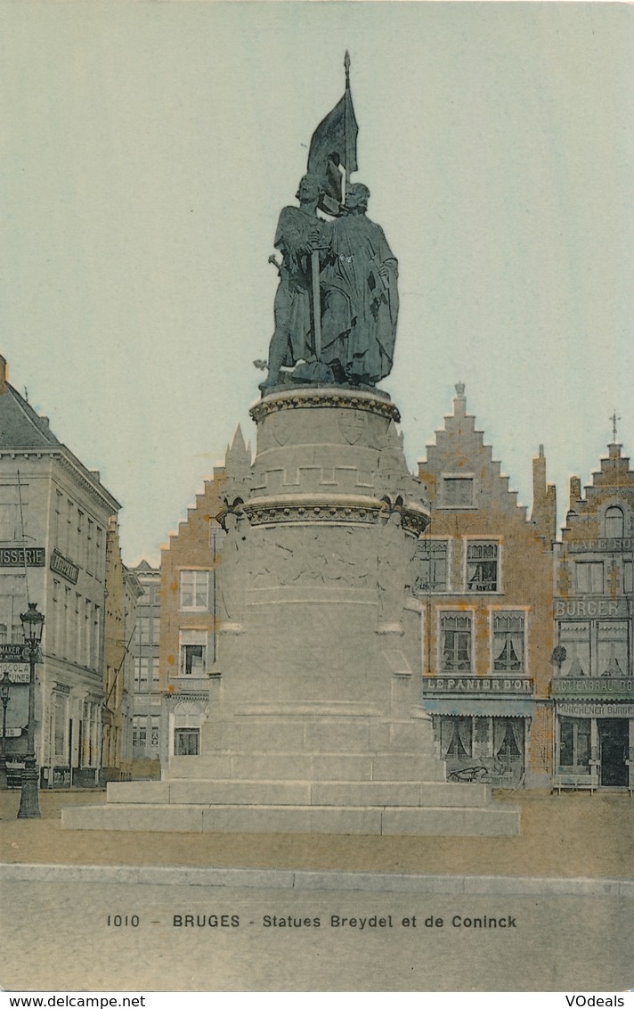 CPA - Belgique - Brugge - Bruges - Statue Breydel Et De Conninck - Brugge