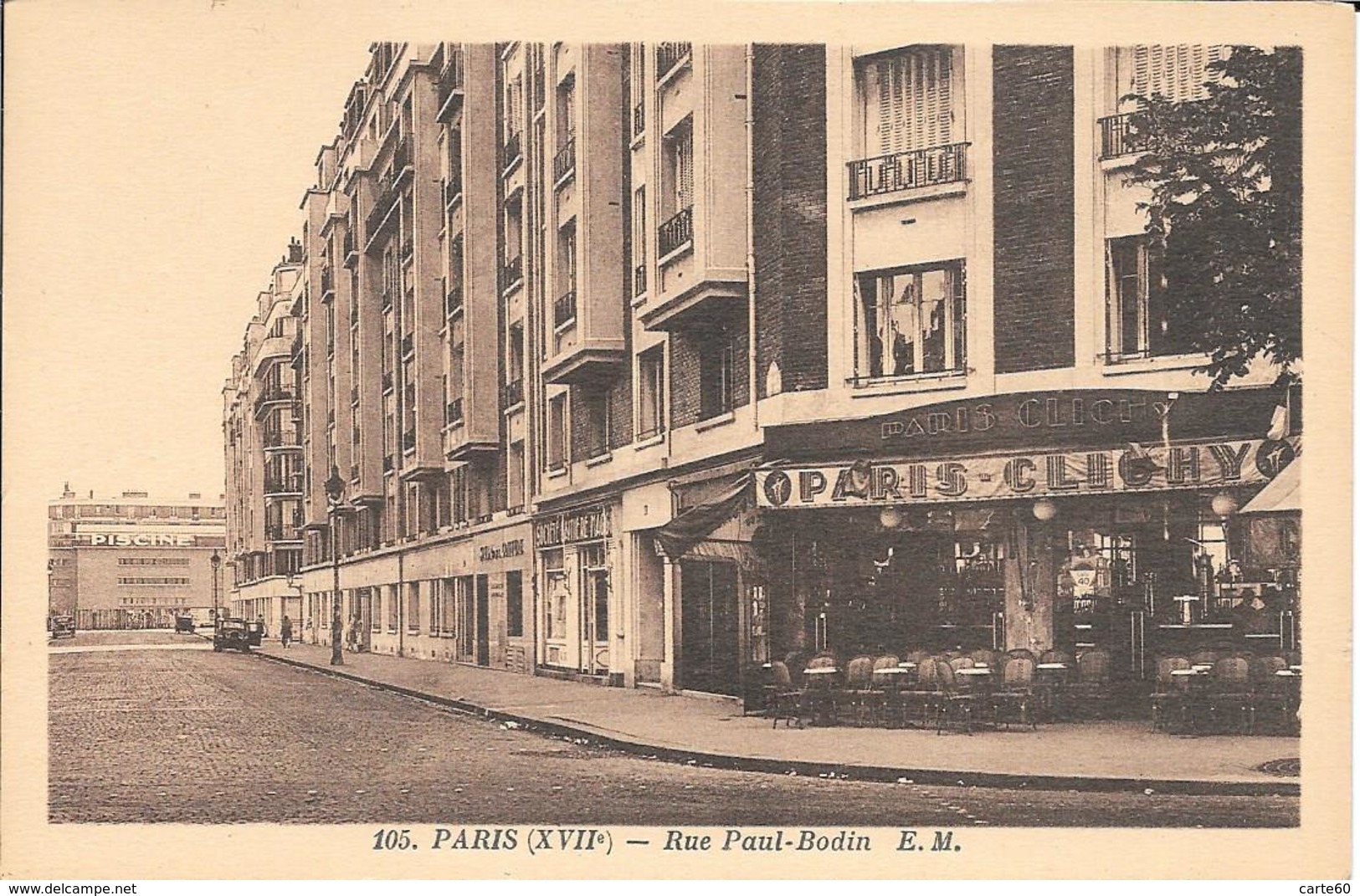 75- PARIS  - RUE PAUL BODIN - Arrondissement: 17